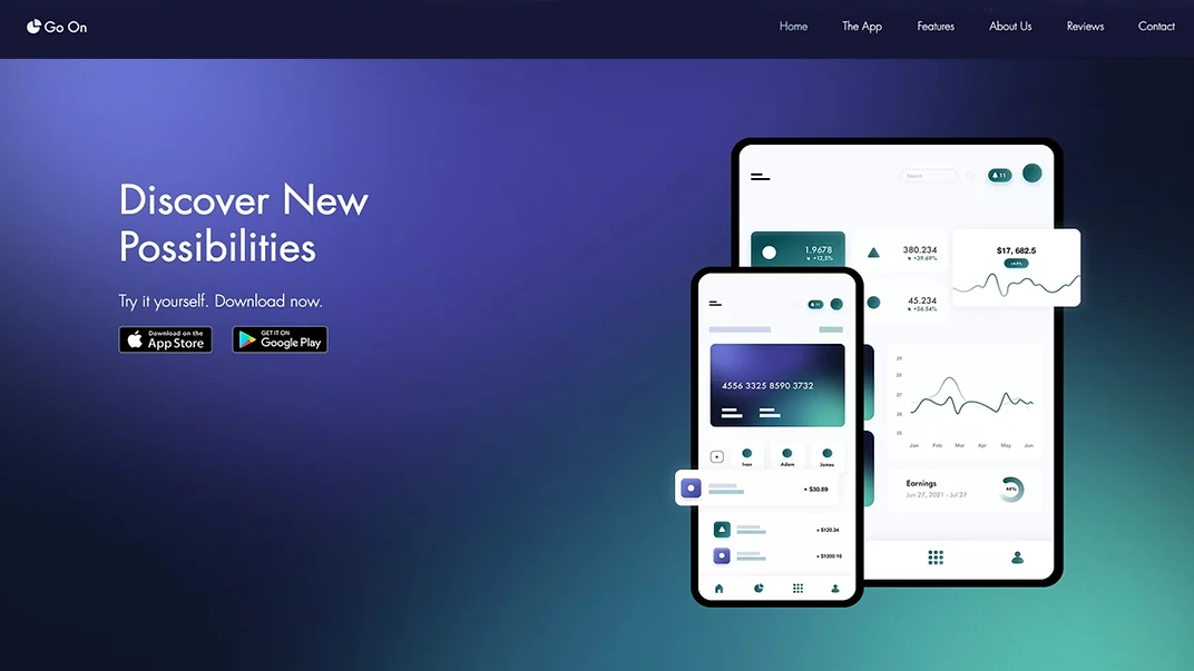 App Landing Page