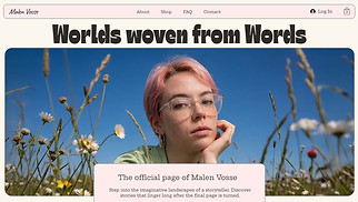 Templates de sites web Portfolio et CV - Writer (Creative)