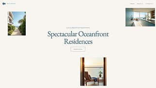 Apartments & Hostels website templates - Beach Apartments (Calm)