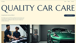 Automotive & Cars website templates - Automotive Care Service (Bright)
