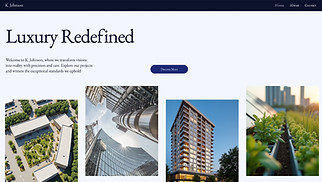 Business website templates - Real Estate Developer (Modern)