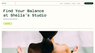 Gesundheit & Wellness Website-Vorlagen - Pilates-Studio
