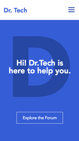 Mẫu trang web Diễn đàn trực tuyến – Diễn đàn công nghệ