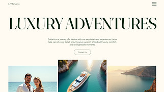 Travel & Tourism website templates - Travel Agent (Elegant)