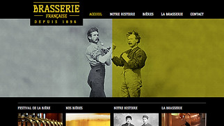 Templates de sites web Restauration - Brasserie