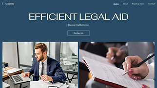 Law website templates - Paralegal Services Provider (Professional)