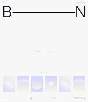 Minimal Portfolio Wireframe