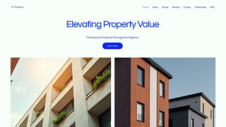 Real Estate website templates - Property Management Agency (Professional)