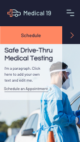 Mẫu trang web Sức khỏe – Trung tâm xét nghiệm y tế