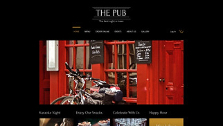 Hemsidemallar för Alla - Bar