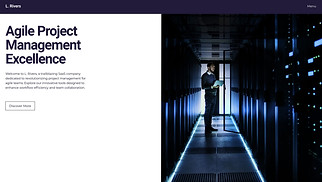 Business website templates - SaaS Company (Modern)