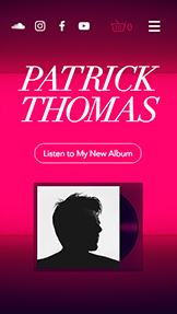 Mẫu trang web Ca sĩ và Nhạc sĩ – Musician