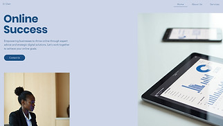 Marketing & Advertising website templates - Digital Marketing Consultant (Clean)