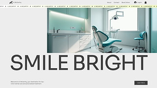  website templates - Dentist (Bright)