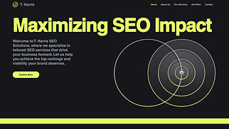 Marketing & Advertising website templates - SEO Agency (Bold)