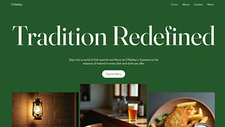 All website templates - Irish Bar (Warm)