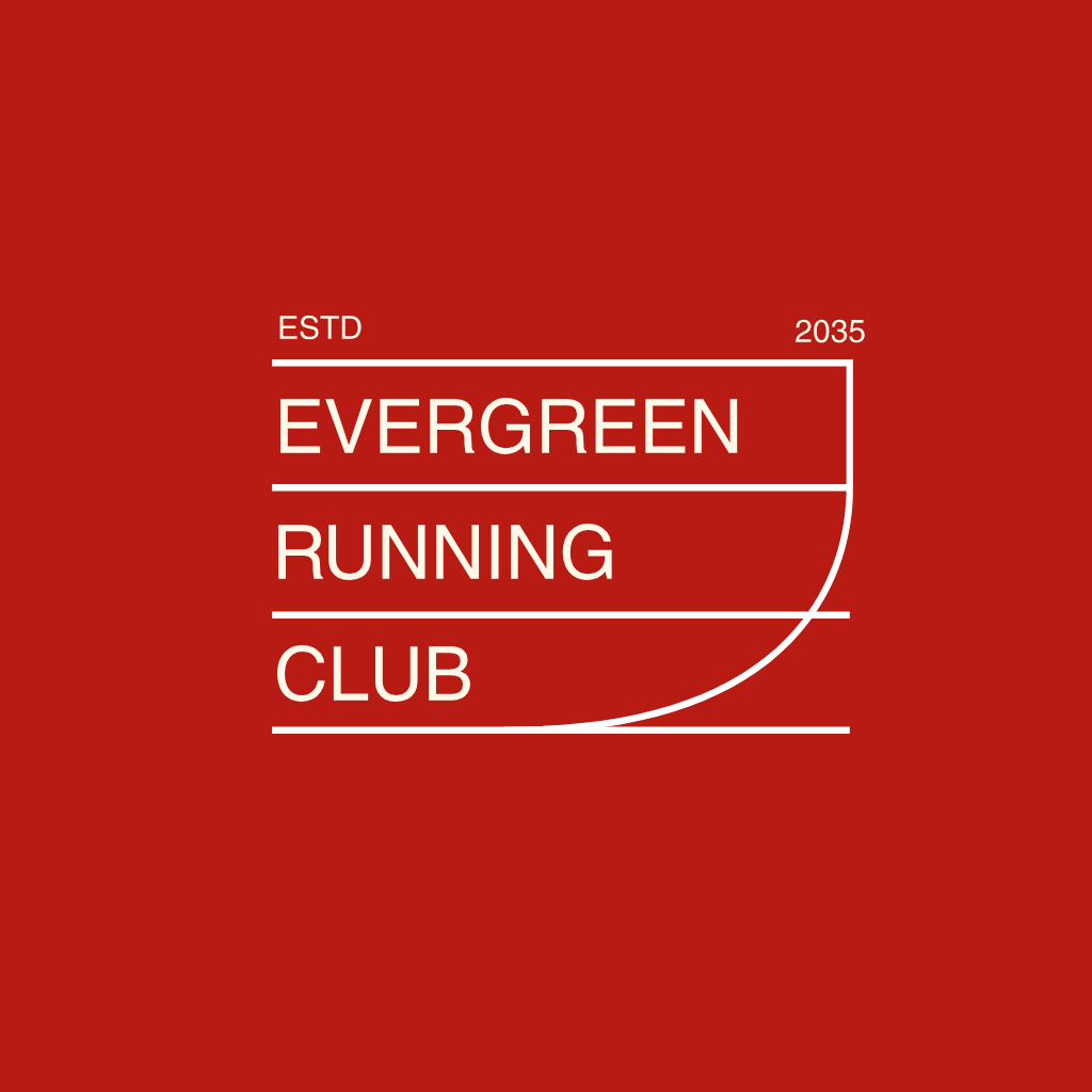 Professional Typographic Sports Logo