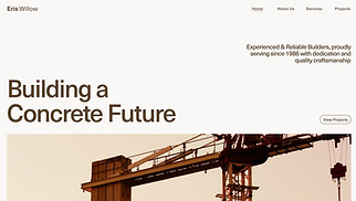 All website templates - Construction Company (Modern)