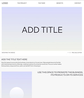 Project Launch Wireframe