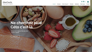 Templates de sites web eCommerce - Blog de cuisine