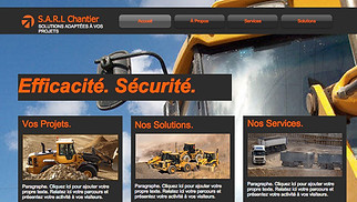Templates de sites web Travaux et rénovations - Société de construction