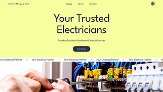  website templates - Electrician (Fresh)