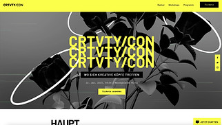 Werbeseite Website-Vorlagen - Kreativkonferenz