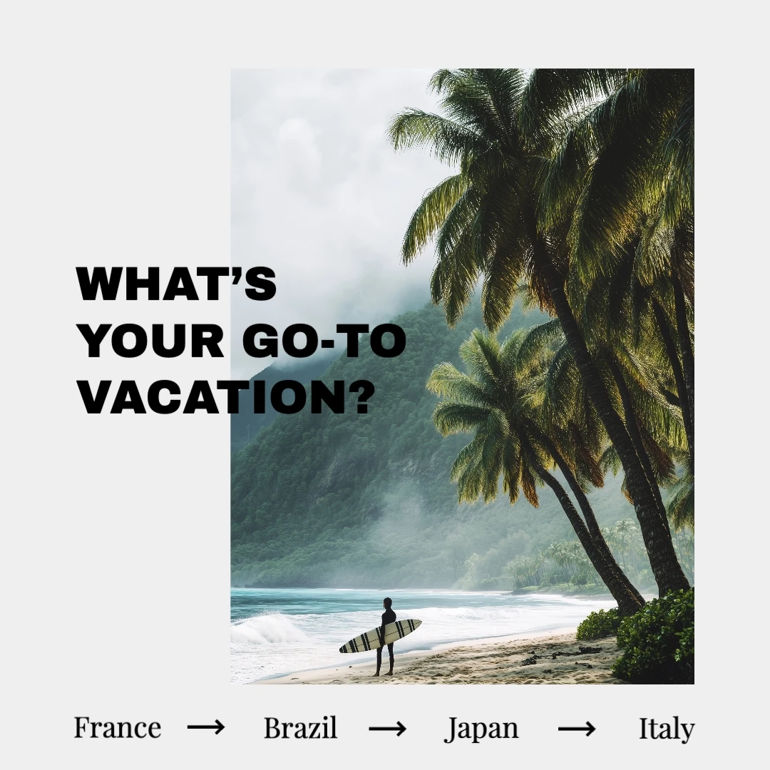 Simple Classic  Travel & Hospitality Instagram Post