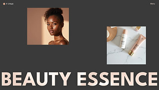 Makeup & Cosmetics website templates - Beautician (Chic)