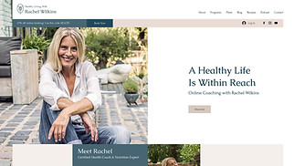 Health website templates - Coaching Professional