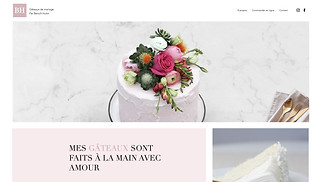 Templates de sites web Cafés et boulangeries - Pâtisserie