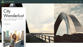 Food & Travel website templates - Travel Blogger (Urban)