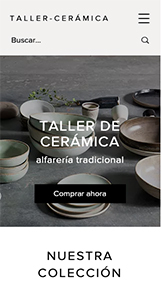 Tienda Online plantillas web – Tienda de cerámicas