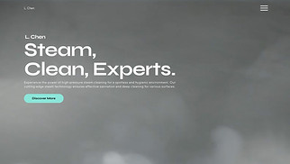 Industrial website templates - Steam Cleaning Service (Modern)