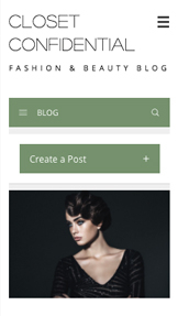 Mẫu trang web Thời trang & Làm đẹp – Blog thời trang