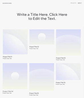 Portfolio Wireframe