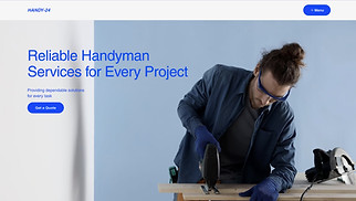  website templates - Handyman (Sleek)