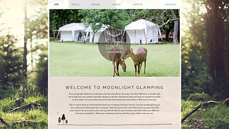 Reizen en toerisme website templates - Camping