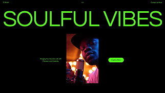 Music Industry website templates - Music Studio (Creative)
