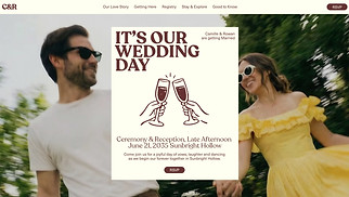 Hjemmesideskabeloner til Alt t - Wedding Invitation (Elevated)