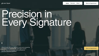 Hjemmesideskabeloner til Alt t - Notary (Geomtric)