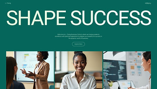 Education website templates - Business School (Bold)