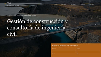 Todas plantillas web – Consultoría de ingeniería civil (Esquema)