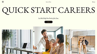  website templates - Employment Agency (Warm)