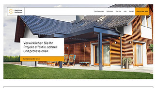 Immobilien Website-Vorlagen - Bauunternehmen