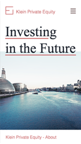 Mẫu trang web Tài chính và Luật pháp – Công ty đầu tư