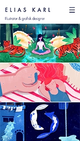 Design hjemmesideskabeloner – Illustrator 