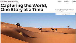 Template siti web Tutto - Travel Photographer (Friendly)