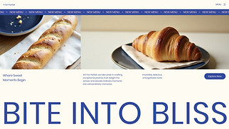 Cafe & Bakery website templates - Boulangerie (Classis)