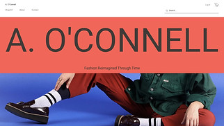 All website templates - Vintage Clothing Store (Nostalgic)